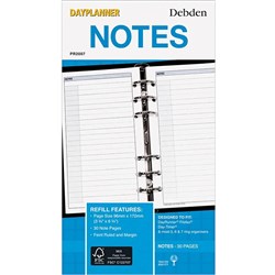 Debden Dayplanner Refill Notes 175x96mm Personal Edition