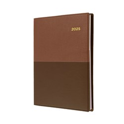 Collins Vanessa Diary A6 Day To Page Brown