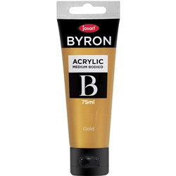 Jasart Byron Acrylic Paint 75ml Gold