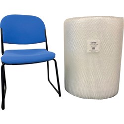 Protext Bubble Wrap Roll 400mm Perforated 750mm x 100m Clear