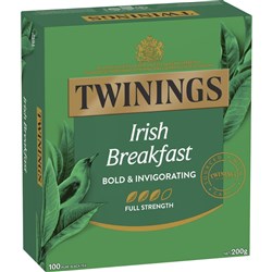 Twinings Irish Breakfast Tea Bags Box Of 100