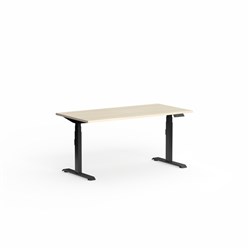 OLG Klass Electric Height Adjustable Desk 1800W x 600D x 620-1270mmH Maple/Black