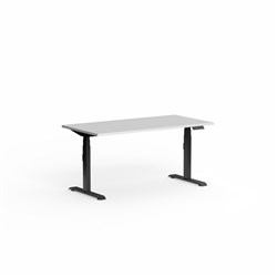 OLG Klass Electric Height Adjustable Desk 1800W x 600D x 620-1270mmH White/Black