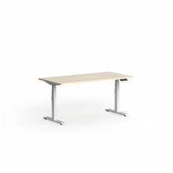 OLG Klass Electric Height Adjustable Desk 1800W x 600D x 620-1270mmH Maple/White