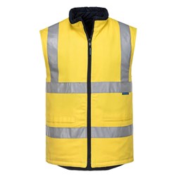 Portwest Hi-Vis Reversible Vest XS Yellow