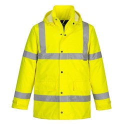 Portwest Hi-Vis Winter Traffic Jacket XL Yellow