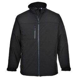 Portwest Softshell Jacket 3 Layer Medium Black