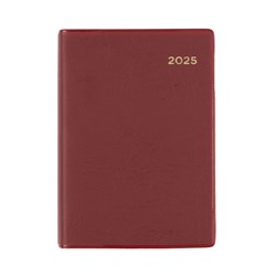 Collins Belmont Pocket Diary A7 Day To Page Burgundy