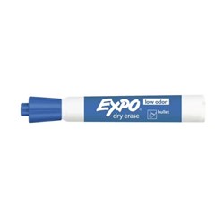 Expo Dry Erase Whiteboard Marker Bullet 2mm Blue