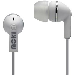 Moki Dots Noise Isolation Earbuds White