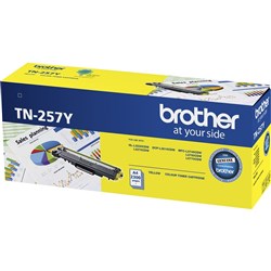 Brother TN-257Y Toner Cartridge High Yield Yellow