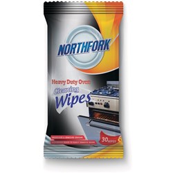 NORTHFORK WET WIPES Oven Wipes Heavy Duty Pack of 30