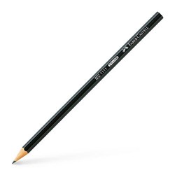 FABER-CASTELL GRAPHITE PENCILS 1111-HB Economy Single