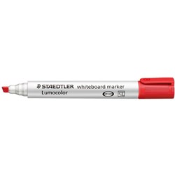 STAEDTLER 351B WHITEBRD MARKER CHISEL Red