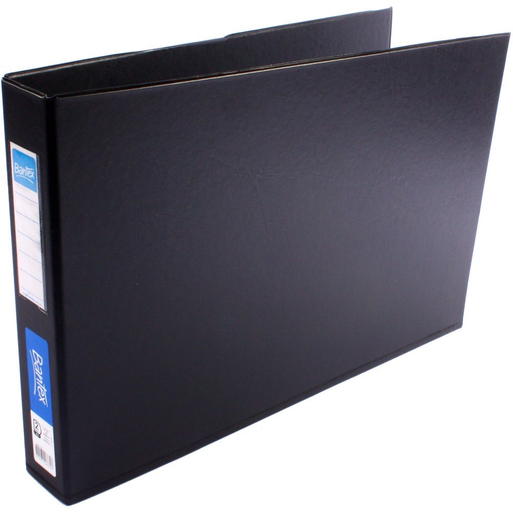 Binders & Folders Bantex Binder A3 2D 38mm Landscape Black Browns
